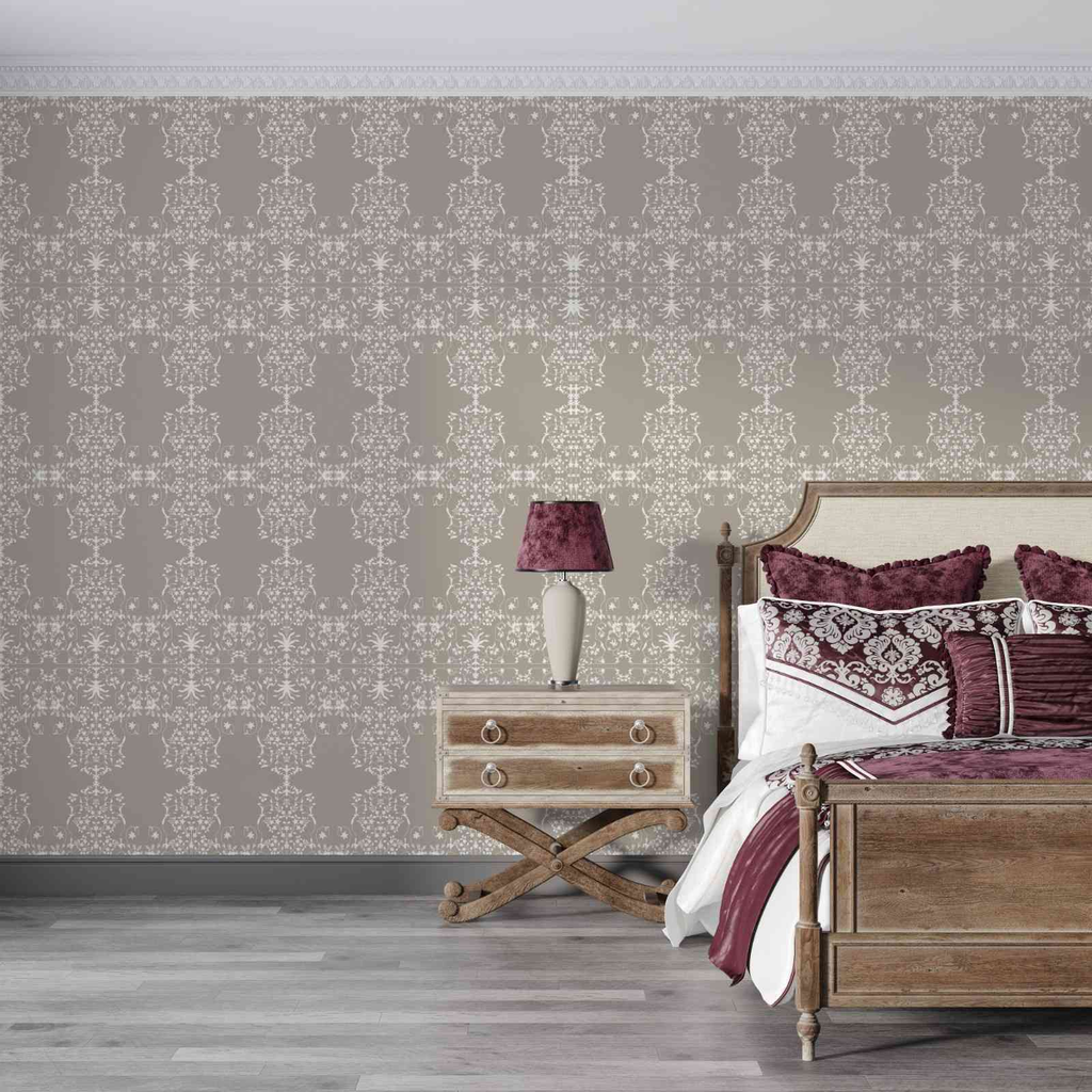 Hand illustrated artsy patterns to dress your walls for premium luxury.