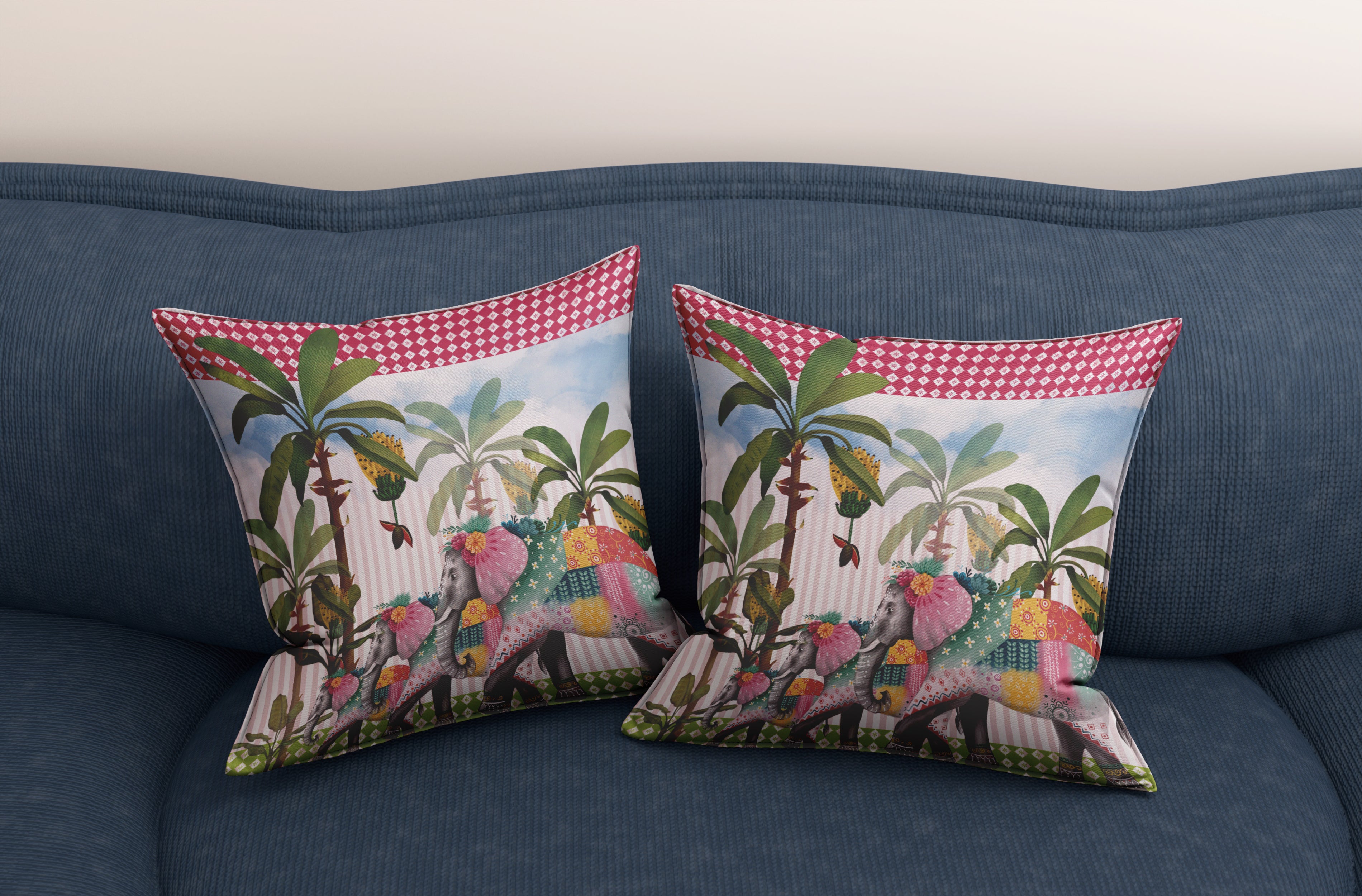 Aairathan_Shabdkosh Cushion Covers – The Kalamkari