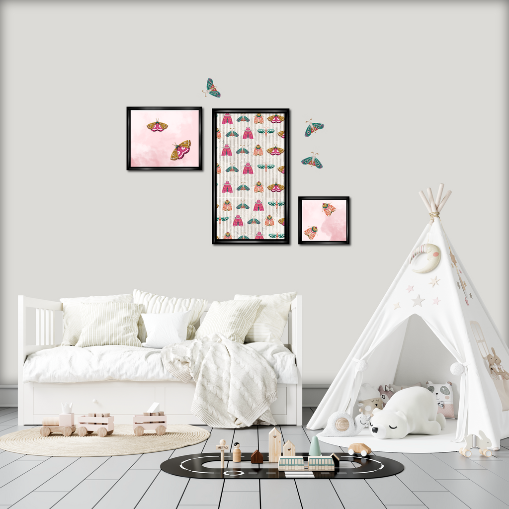 The Pink Monarch Art Set