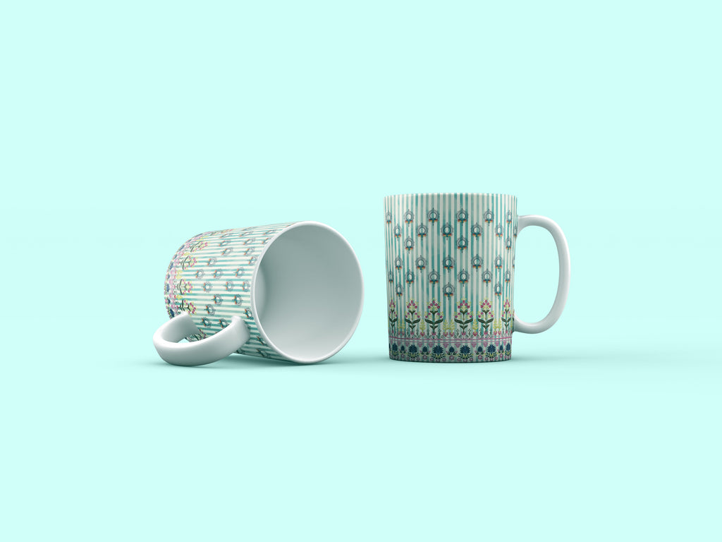 Mayur Pankh – Set of 2 Kalamkari Mugs