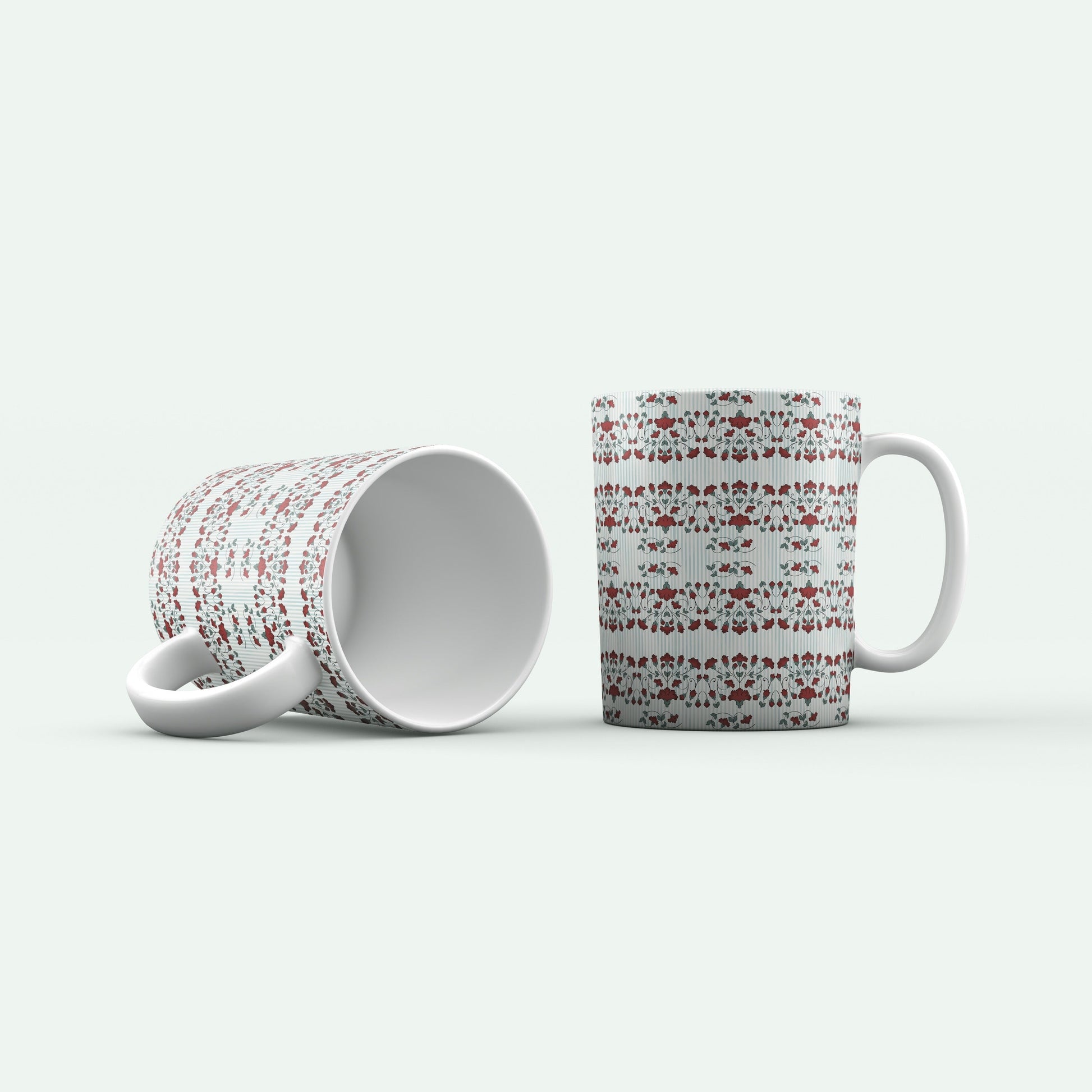 Organzaa  – Set of 2 Kalamkari Mugs