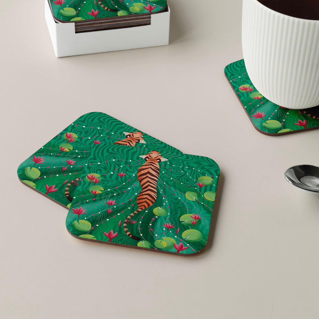 Asvarya Niemerah Coaster