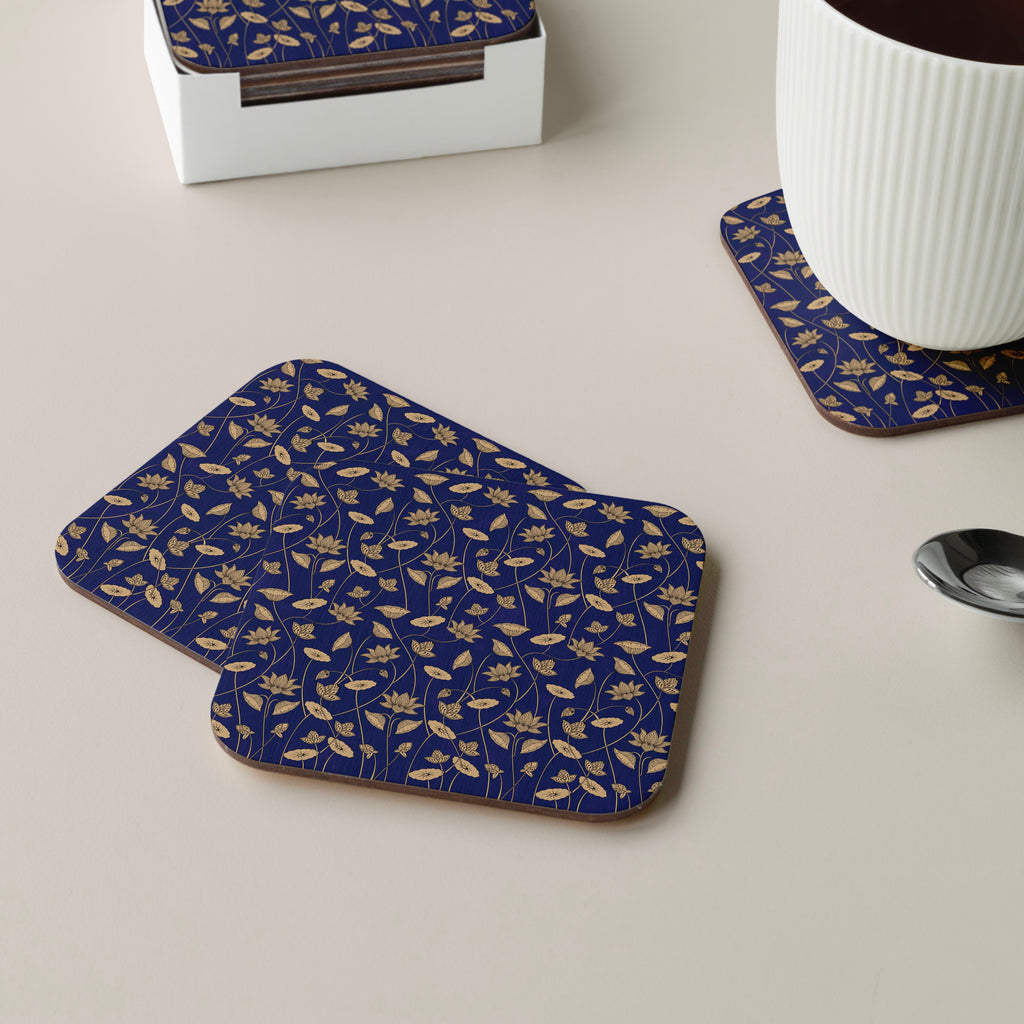 Periwinkle Pichwai Coaster