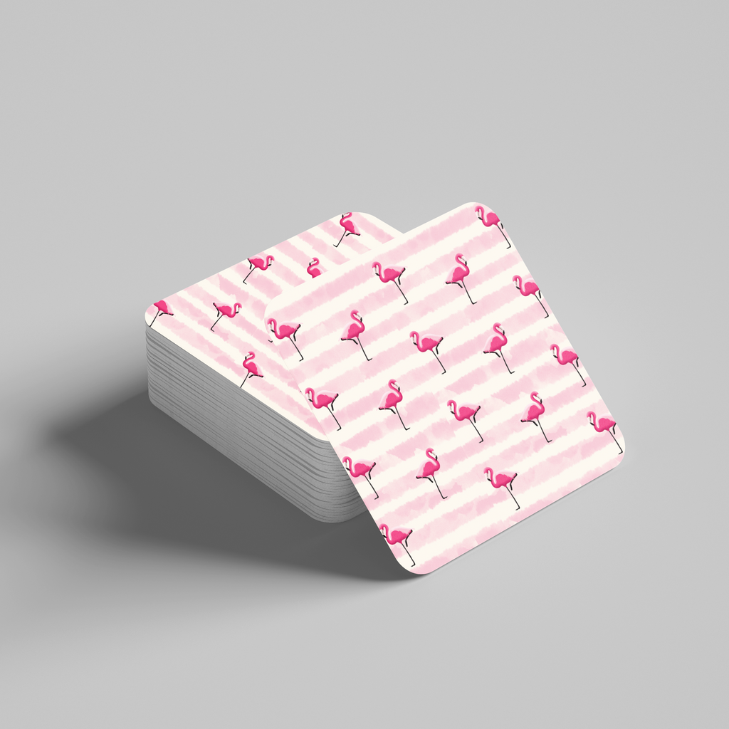 Pink Flamingo Coaster