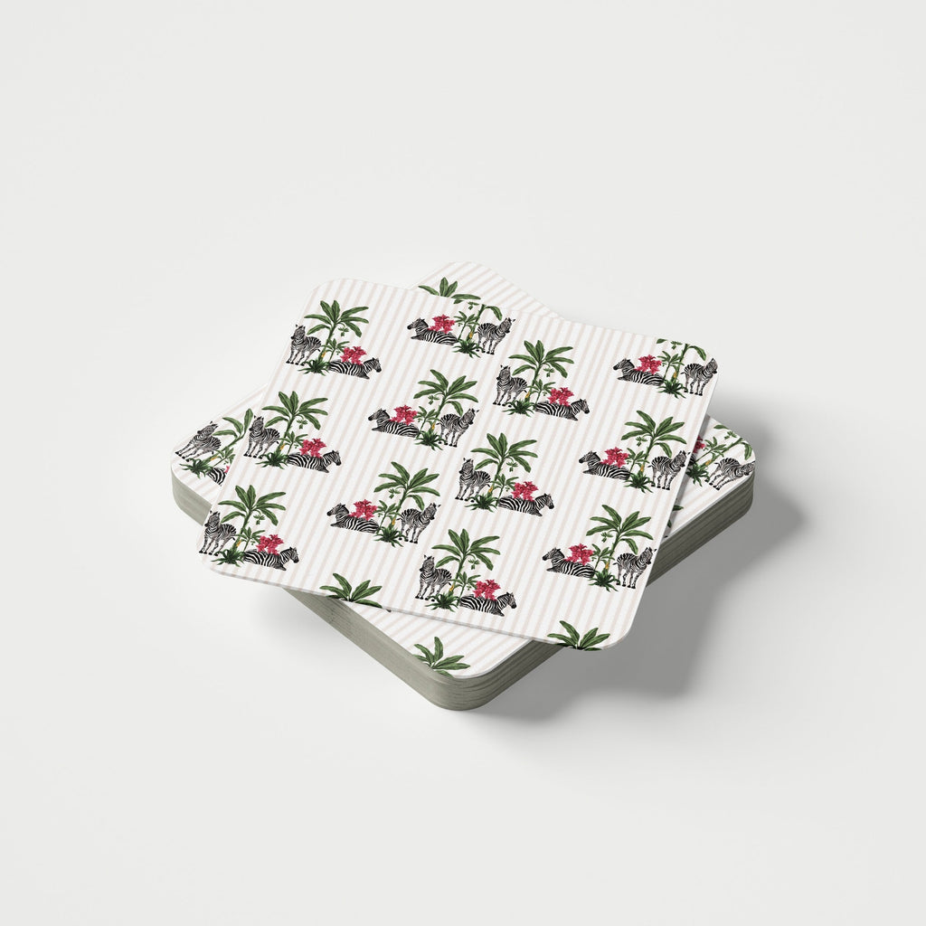 Zebra Ensemble Coaster