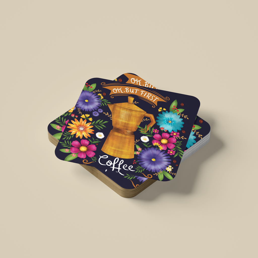 Ode To The Morning Elixir Coaster