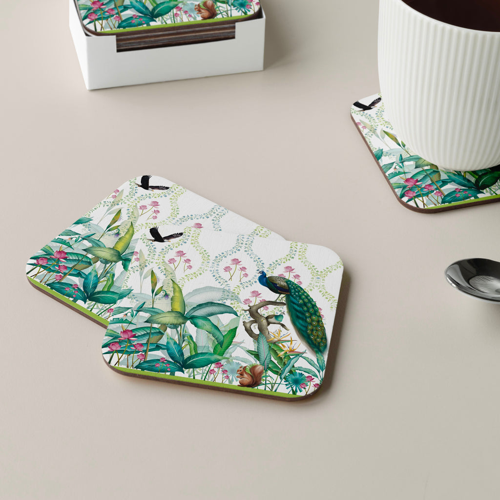 The Seamless Motif with Peacock