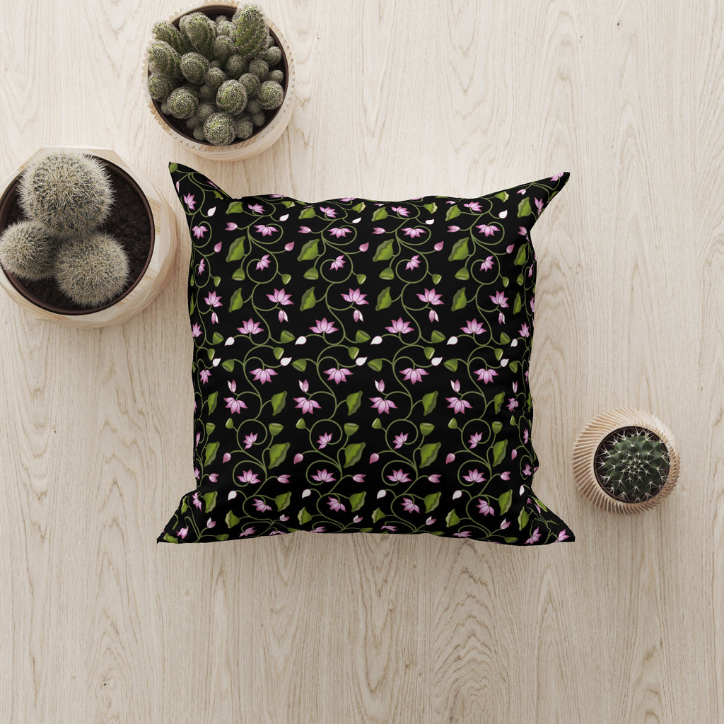 Kunj Kamal Cushion Cover