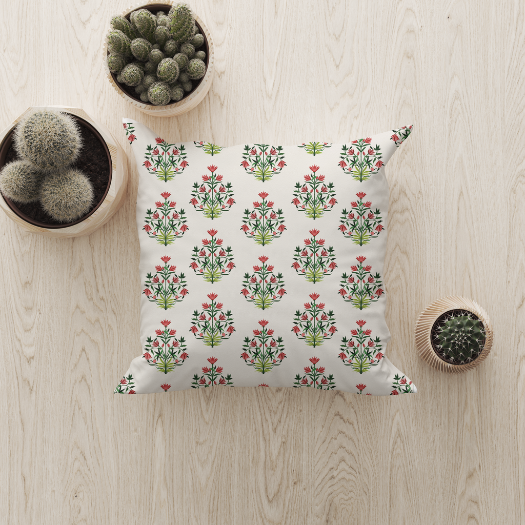 Crimson Butta Cushion Cover