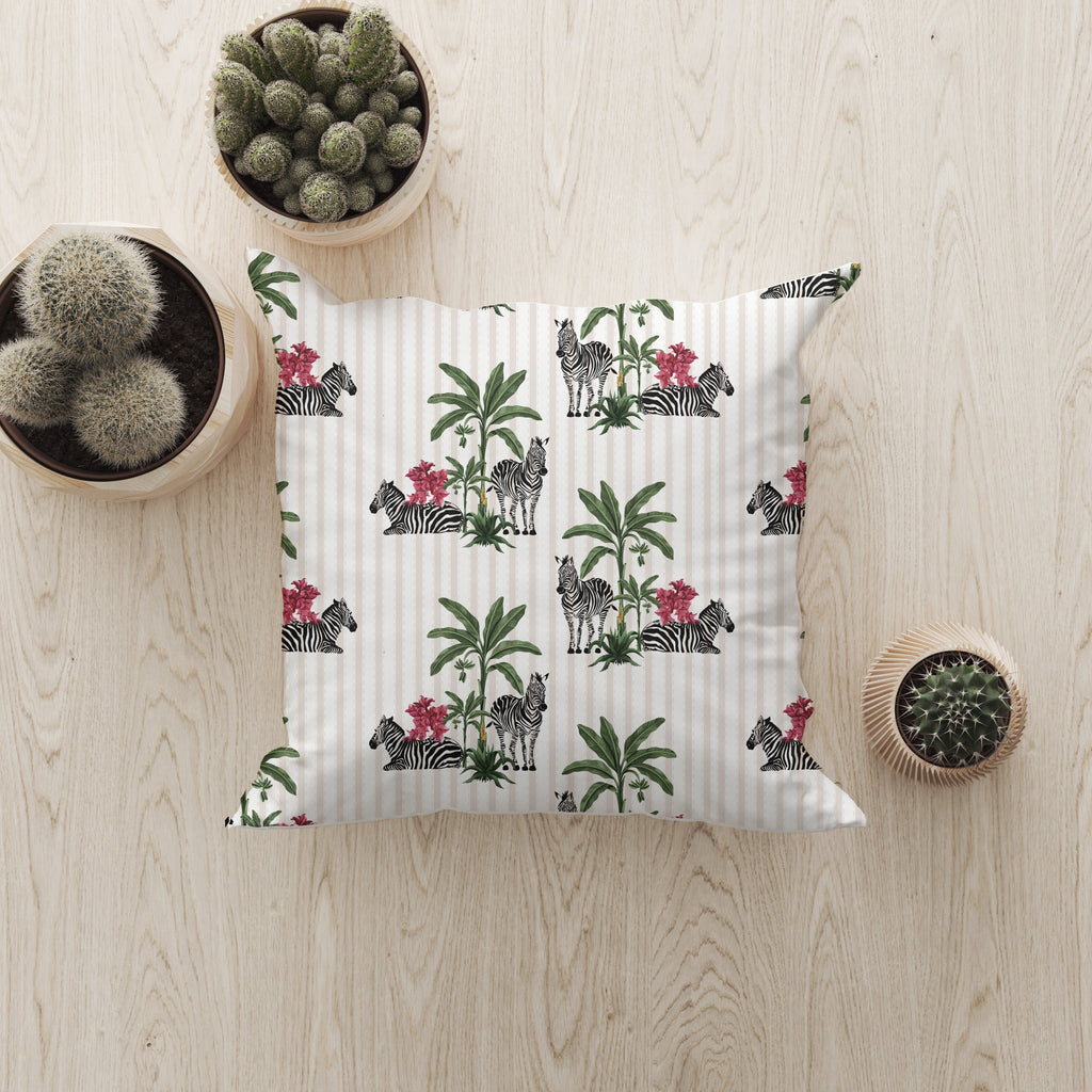Zebra Ensemble Cushion Cover