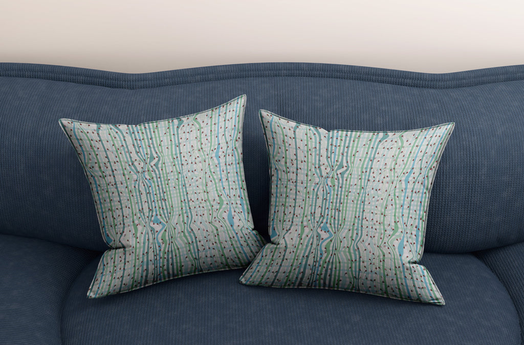 The Teal Stripes - set of 2 covers