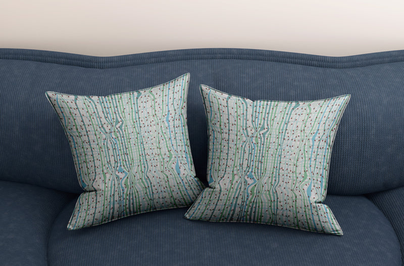 The Teal Stripes - set of 2 covers