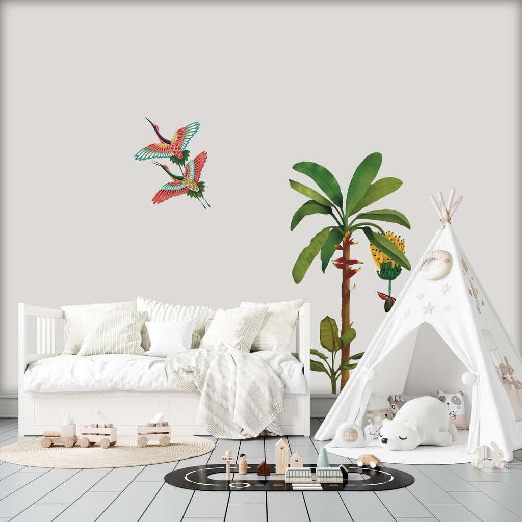 Two Flying Birds A Decal