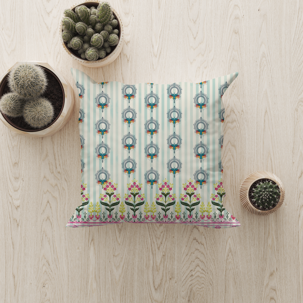 Mayur Pankh Cushion -2