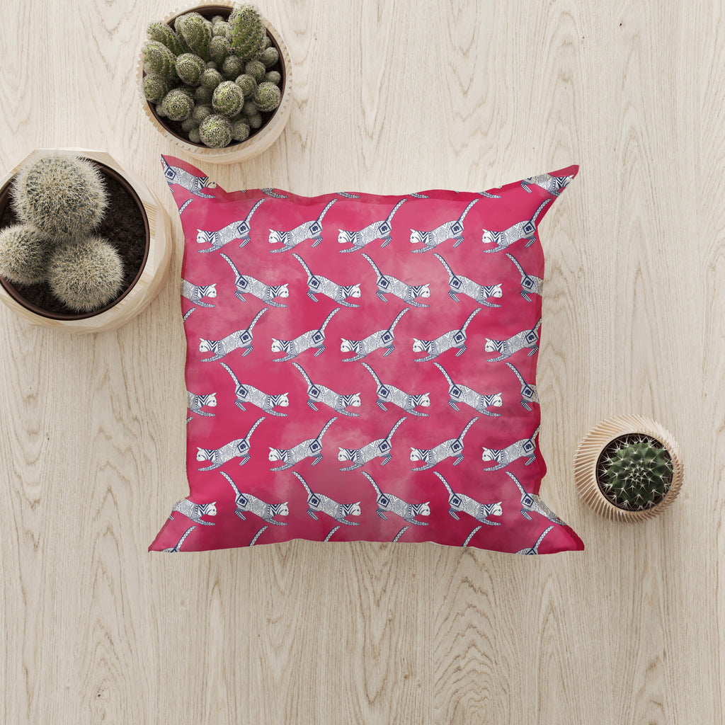 The pink Cat cushion