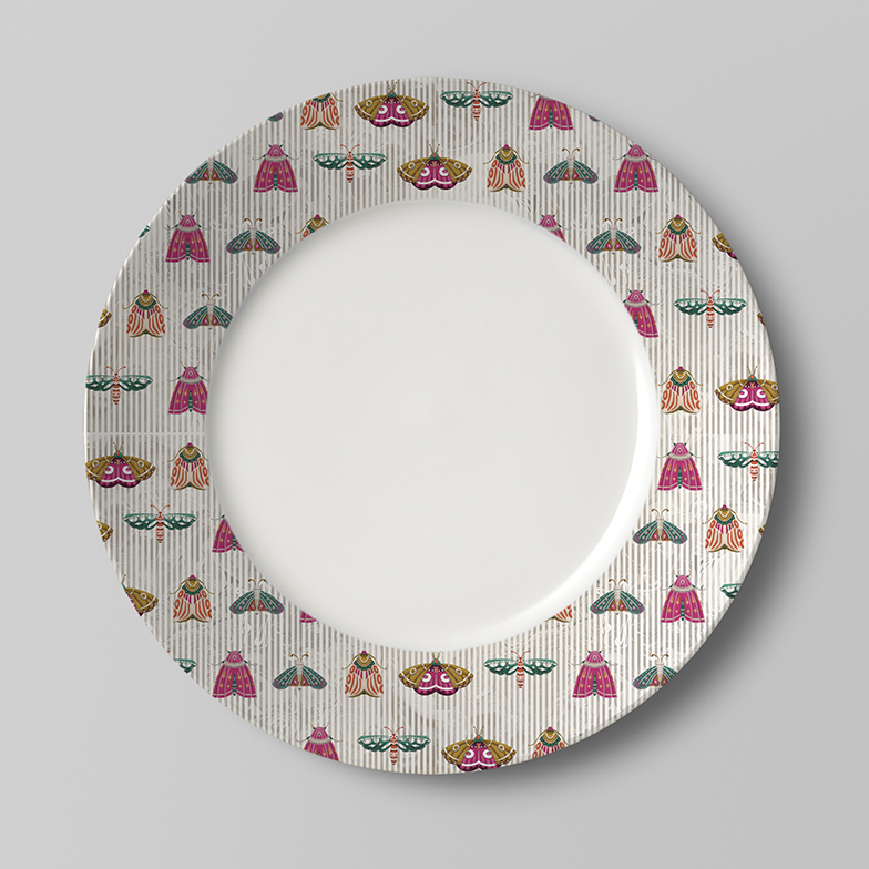 The Pink Monarch print Plates