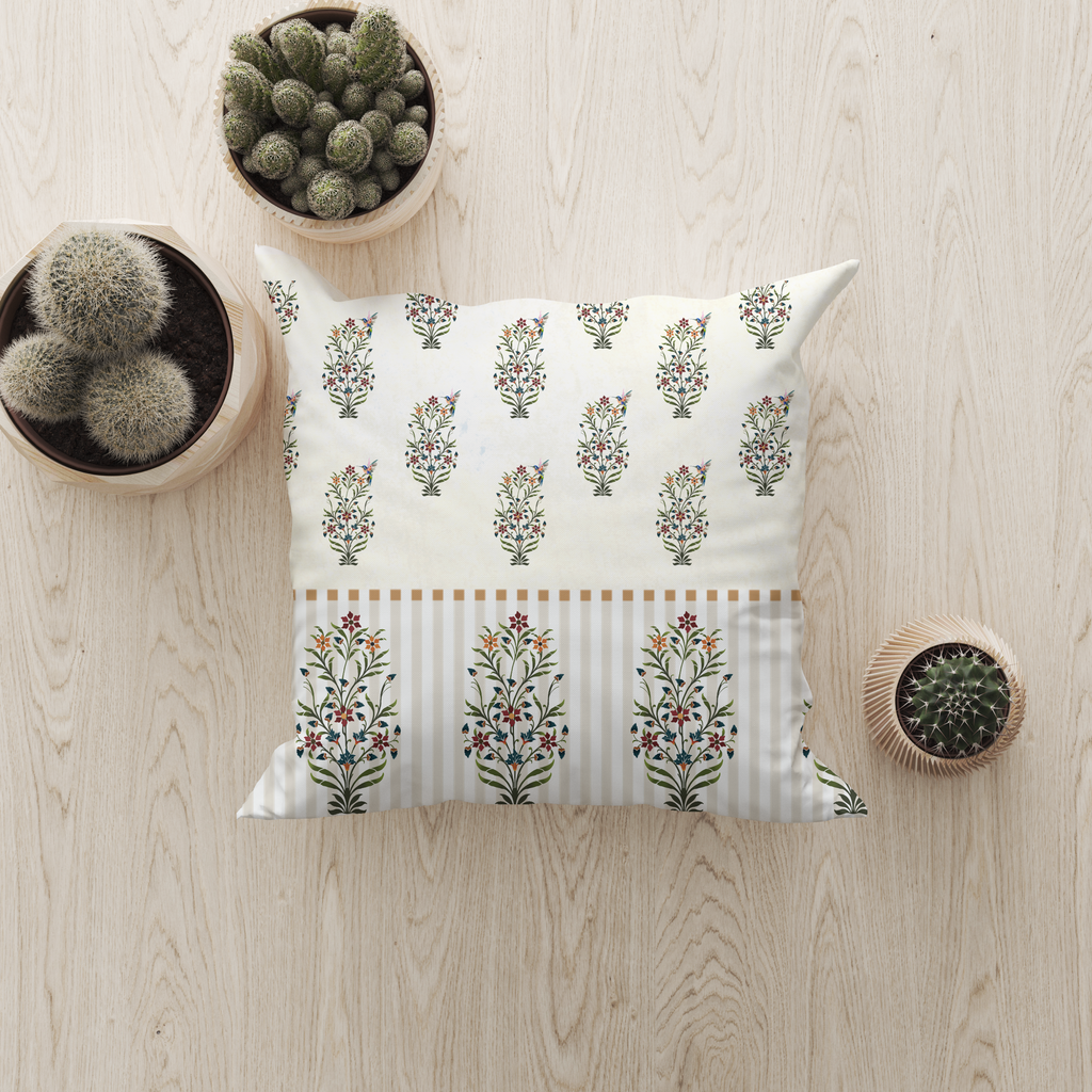 The Seemless Indian motif cushion